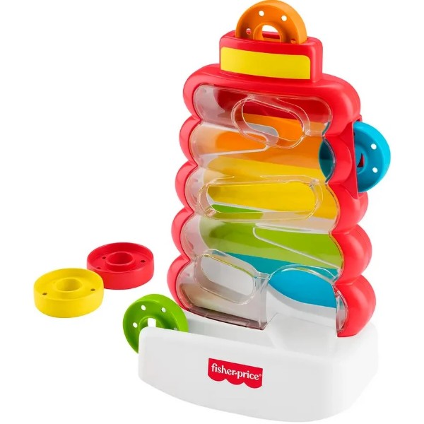 Фото - Пирамидка Fisher-Price Радужный лабиринт (JLB81)